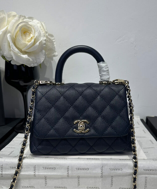 Chanel Flap Bag With Top Handle AS2215 Black
